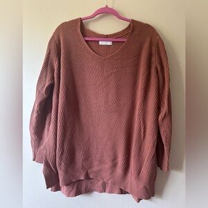 Old Navy Warm Brown Knit Pullover